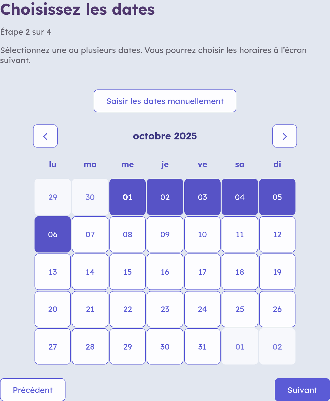 image étape 2 sondage date