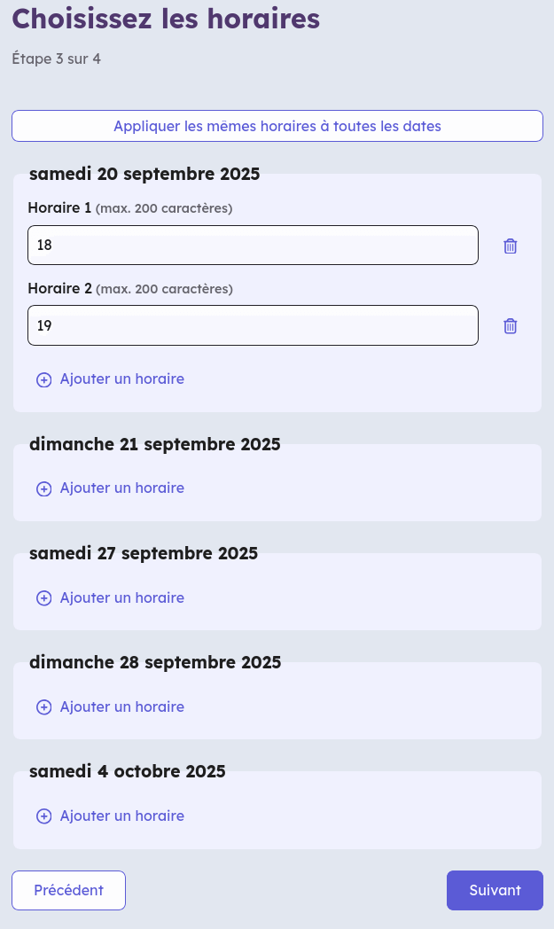 image étape 3 sondage date